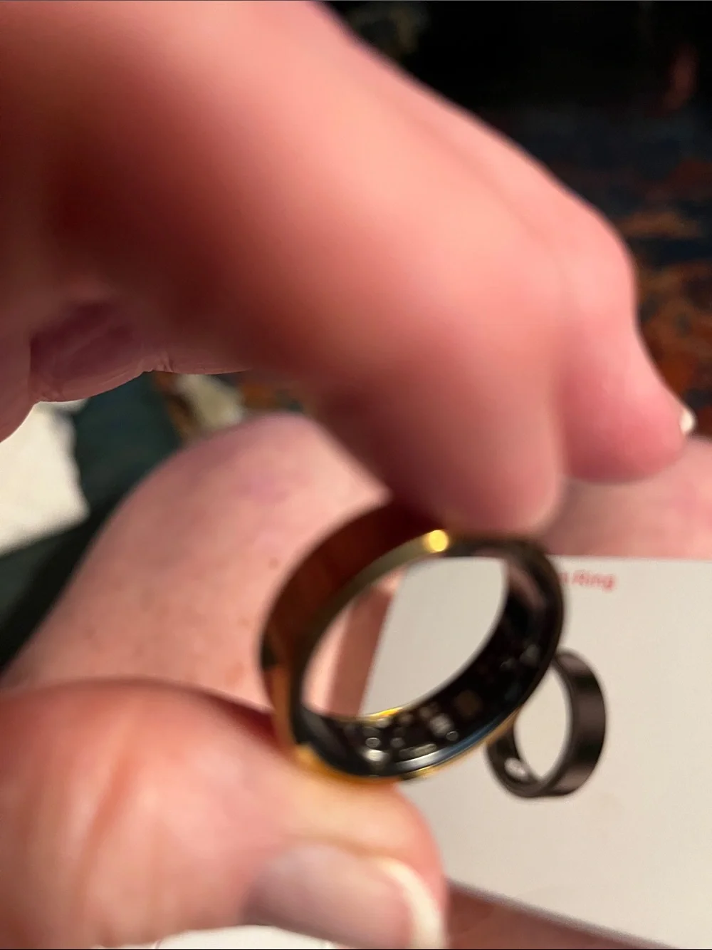 Black Smart Ring – Discreet Wearable Health & Notification Ring